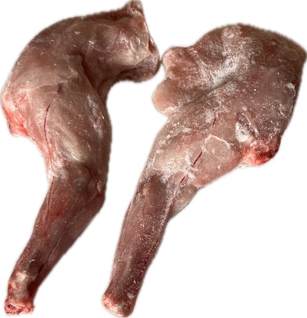 Konijnenschouders konijnenvlees met bot voor hond en kat